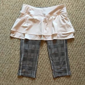Athleta Skirt with capris